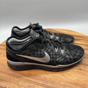 Nike Free TR Fit 5 Shoes Womens 6.5 Black Running Comfort Walking Gym Sneakers